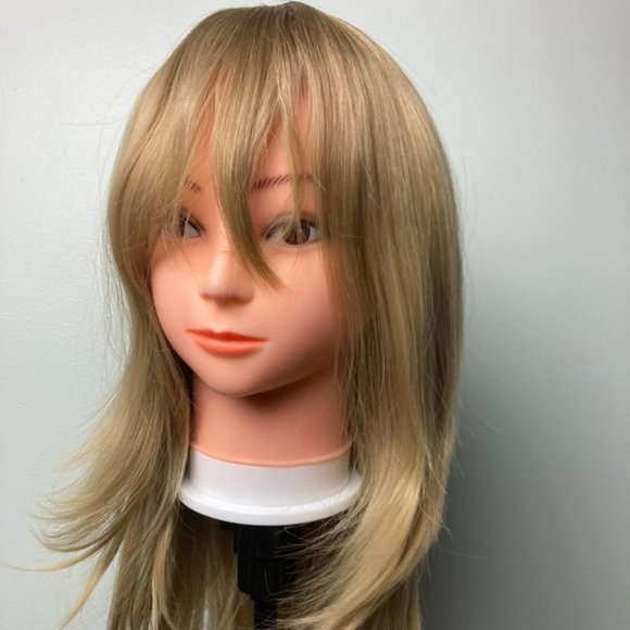 Layered Brown Roots Blonde Wig - Picture 9 of 11